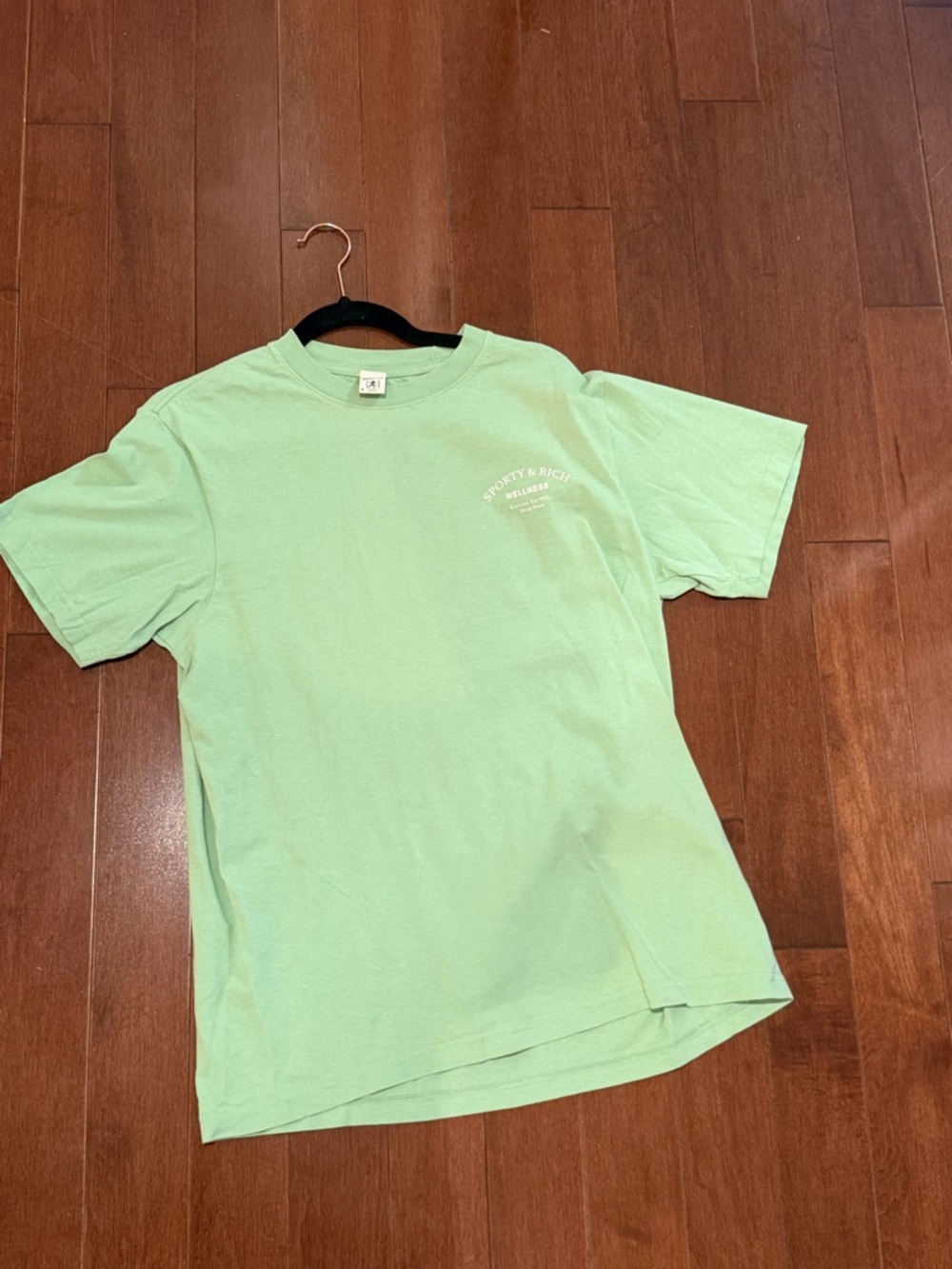 Sporty & Rich Pastel Mint Crewneck Tee